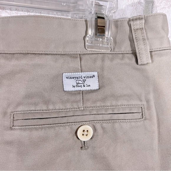 Vineyard Vines Men’s Khaki Club Pants Size 33x30 - Picture 9 of 12